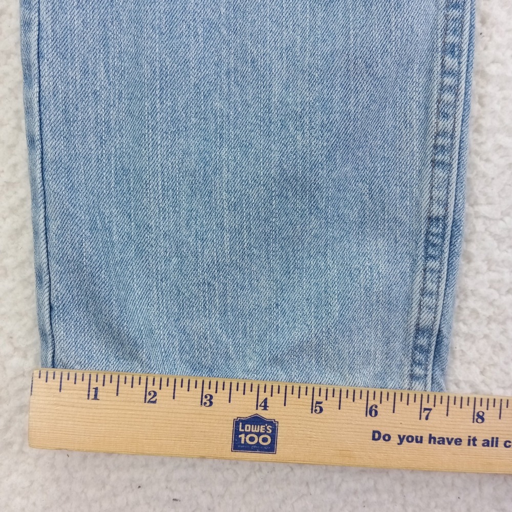 Lee Denim Riders Light Wash High Waisted Straight Leg Jeans 10M 130208D Blue - Picture 9 of 10